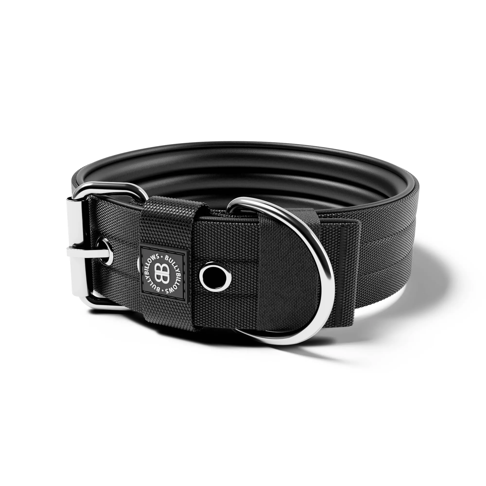 5cm Pin Buckle Collar | NO Handle - Black