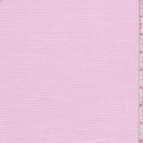 Baby Pink Oval Pique Shirting Fabric