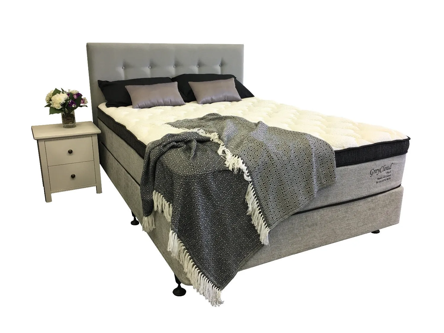 Bedstop Grey Cloud Plush Bed