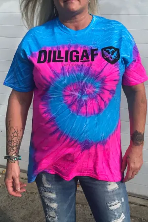 Blue Pink Swirl - Full figure shirt