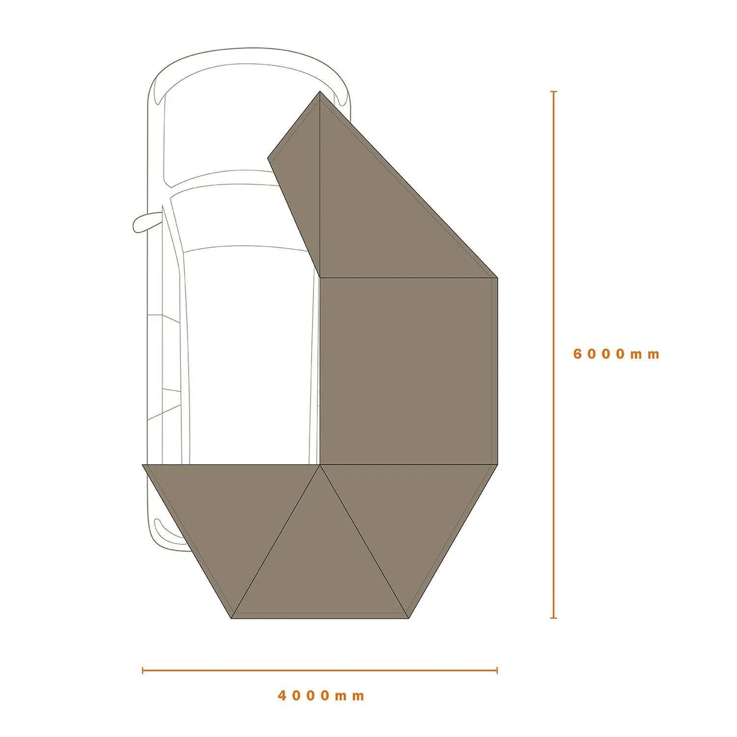 ECLIPSE 270 AWNING G2 RIGHT **PRE-ORDER FOR CHRISTMAS DELIVERY**