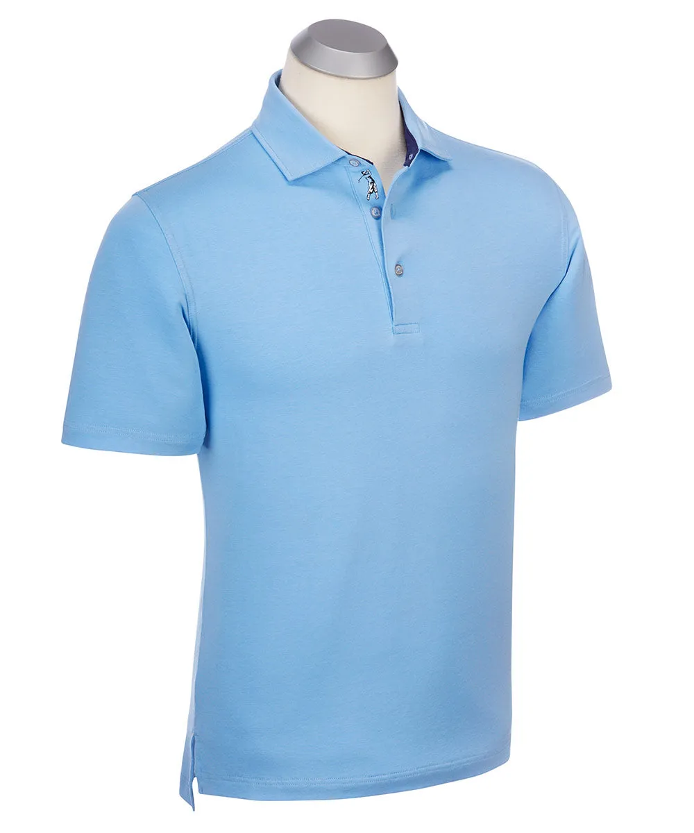 eFX Performance Cotton Solid Short Sleeve Polo Shirt