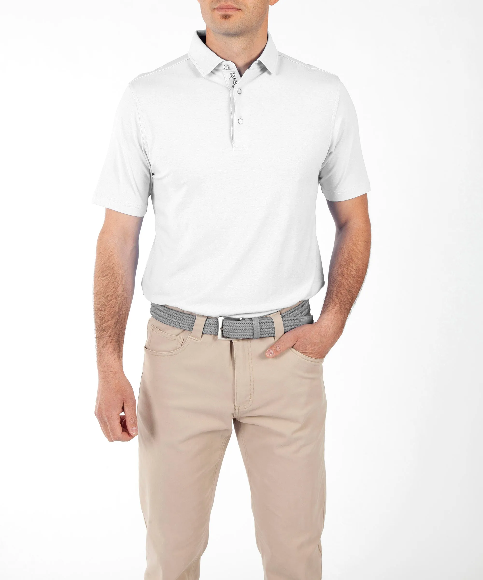 eFX Performance Cotton Solid Short Sleeve Polo Shirt