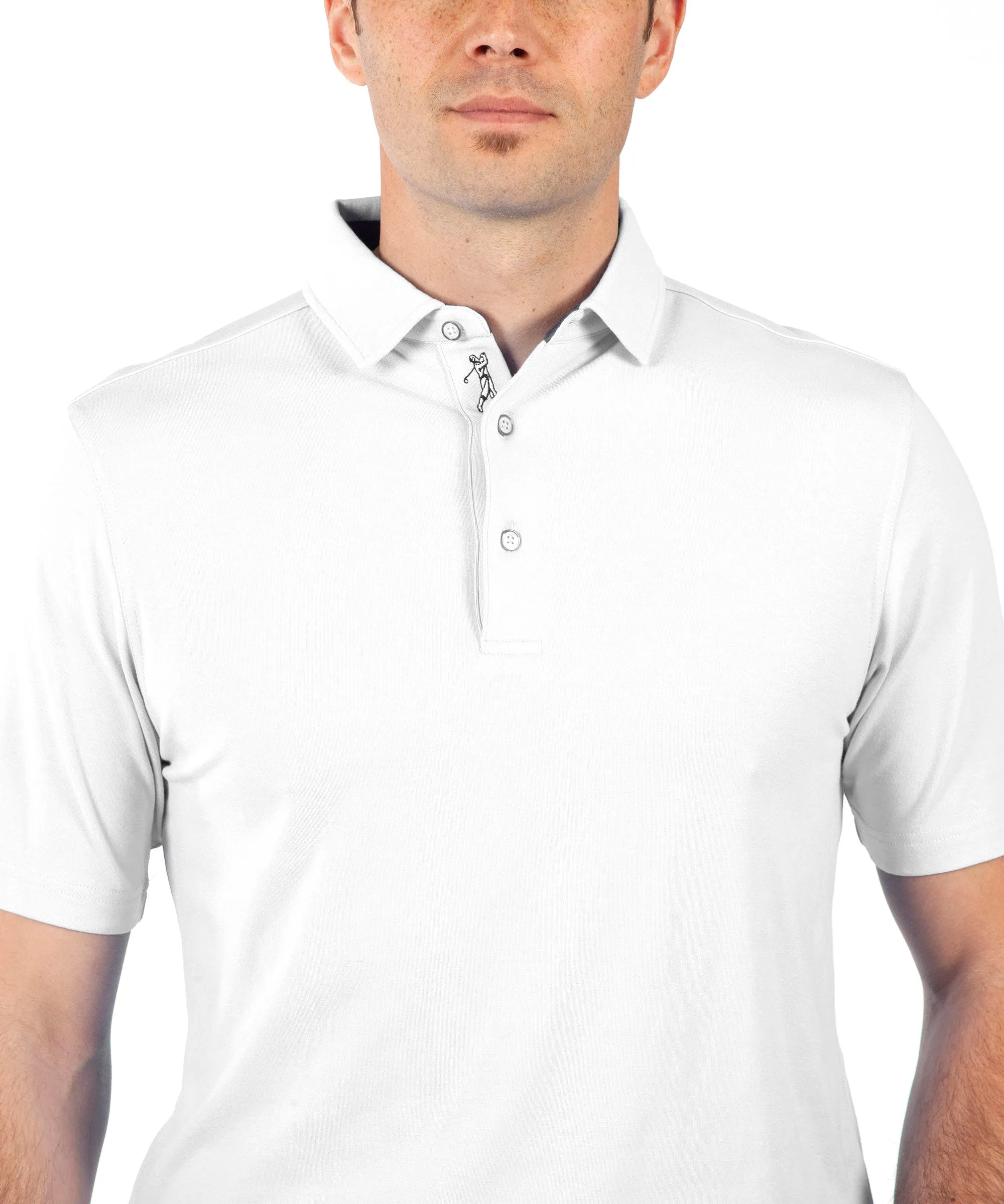 eFX Performance Cotton Solid Short Sleeve Polo Shirt