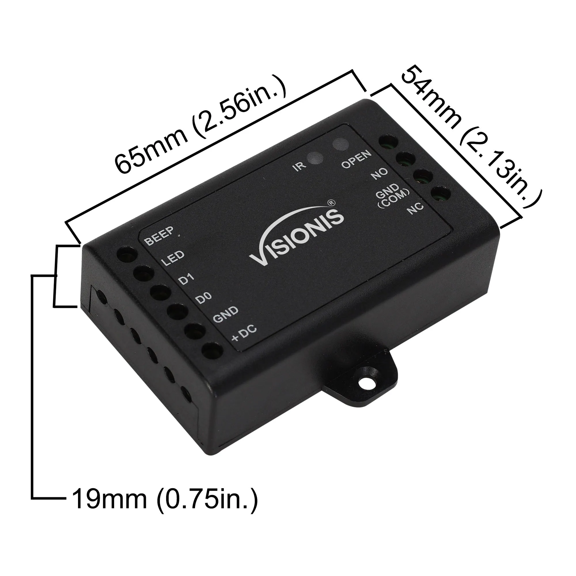 FPC-5573 1 Door Access Control 770lbs Electric Strike Fail Safe   Fail Secure Adjustable   Indoor Use Keypad/Reader Standalone   Mini Controller   Wiegand 26, No Software, EM Card   Wireless Receiver