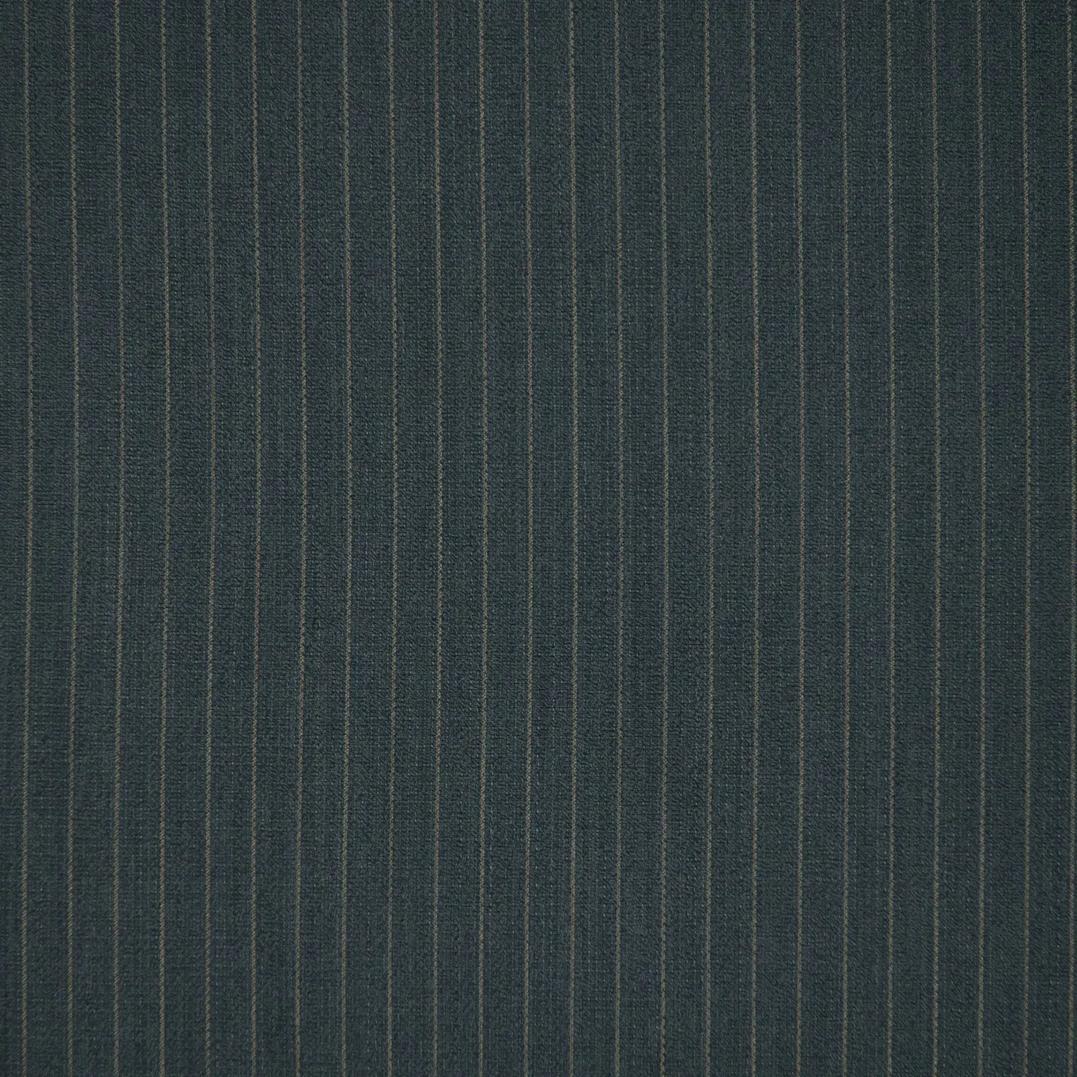 Grey and Ivory Striped High Twist All Wool Suiting Fabric