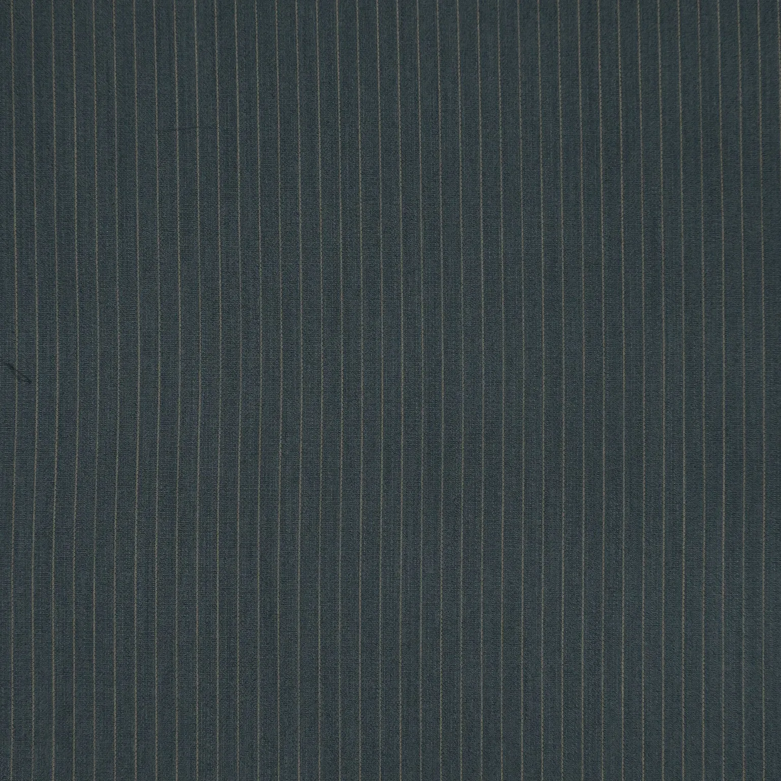 Grey and Ivory Striped High Twist All Wool Suiting Fabric