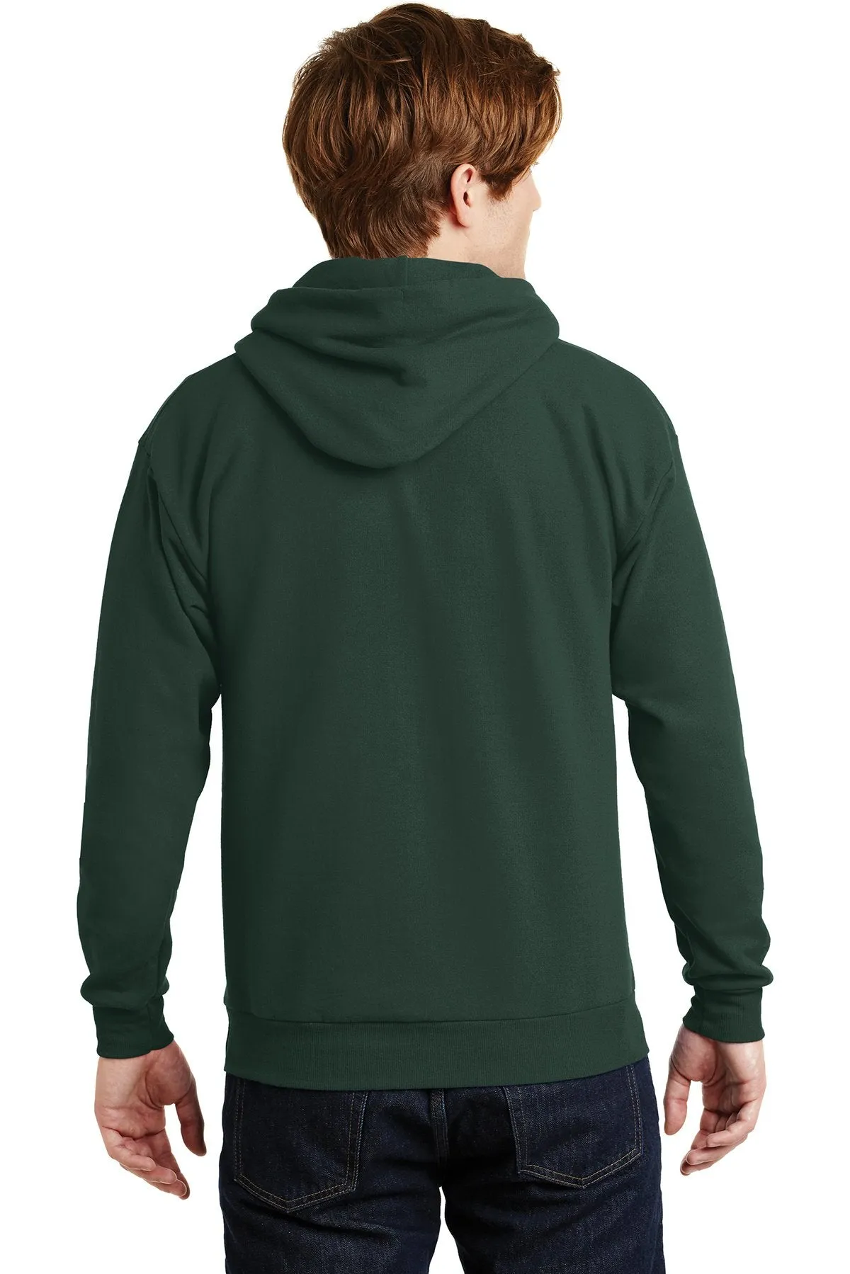 Hanes Ecosmart Pullover Hooded Sweatshirt P170 Deep Forest