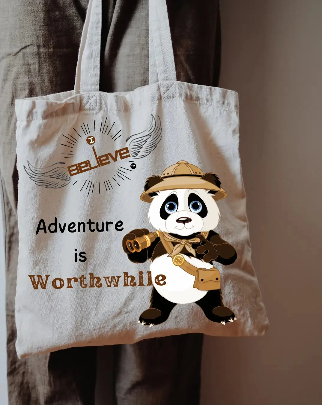 I Believe in Adventure  Daily Thaila -  Canvas Reusable Bags