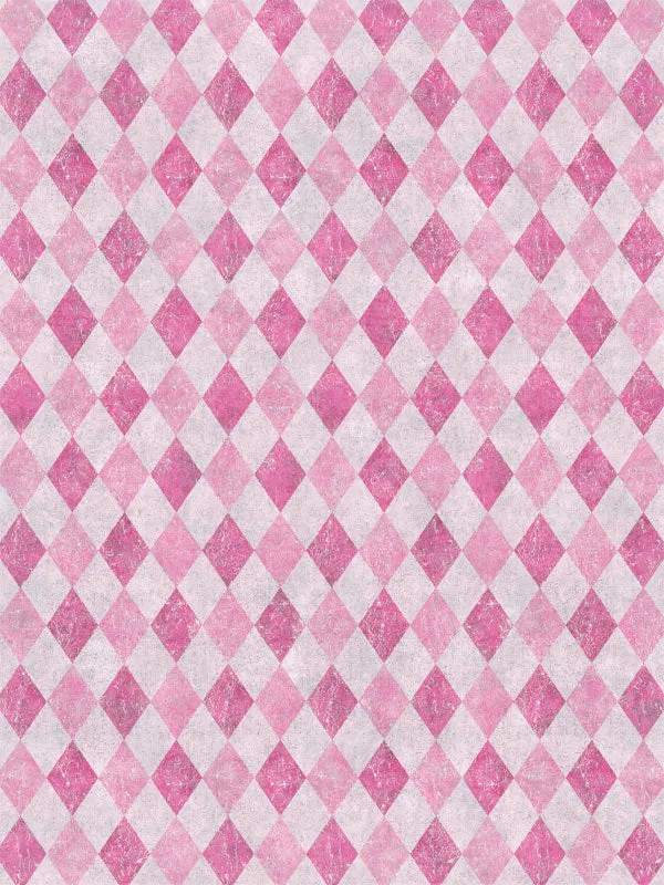 Jester's Court Pink Diamond Pattern Photography Backdrop