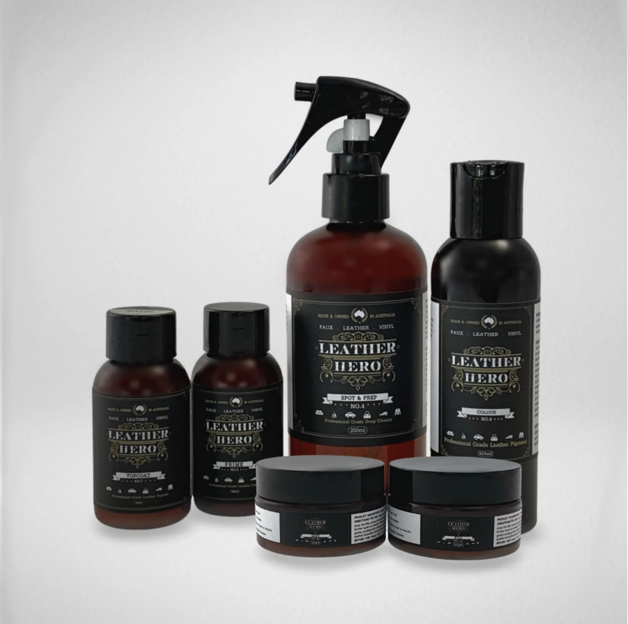 Leather Repair & Recolour Kit - Aniline Arabica