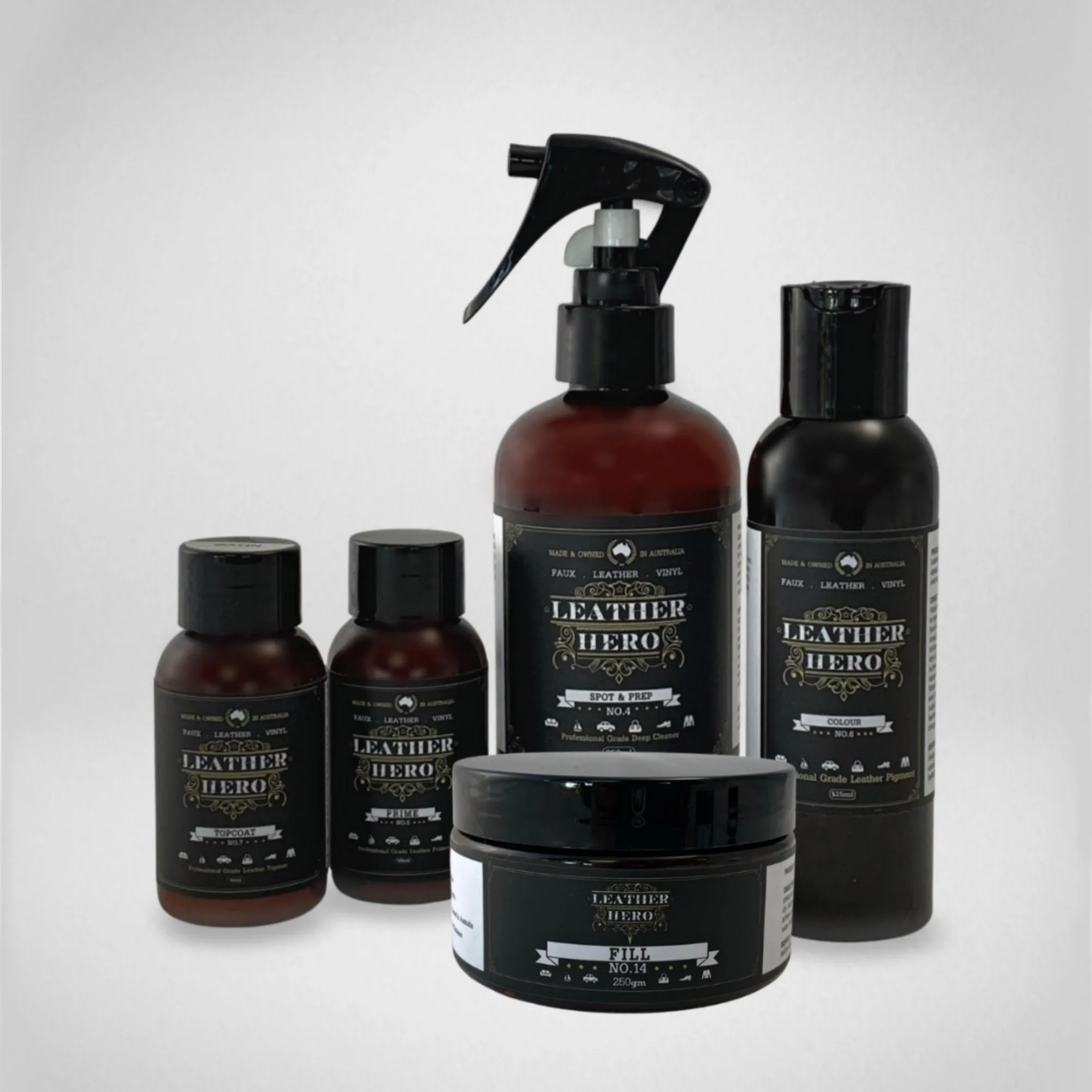 Leather Repair & Recolour Kit - Aniline Arabica