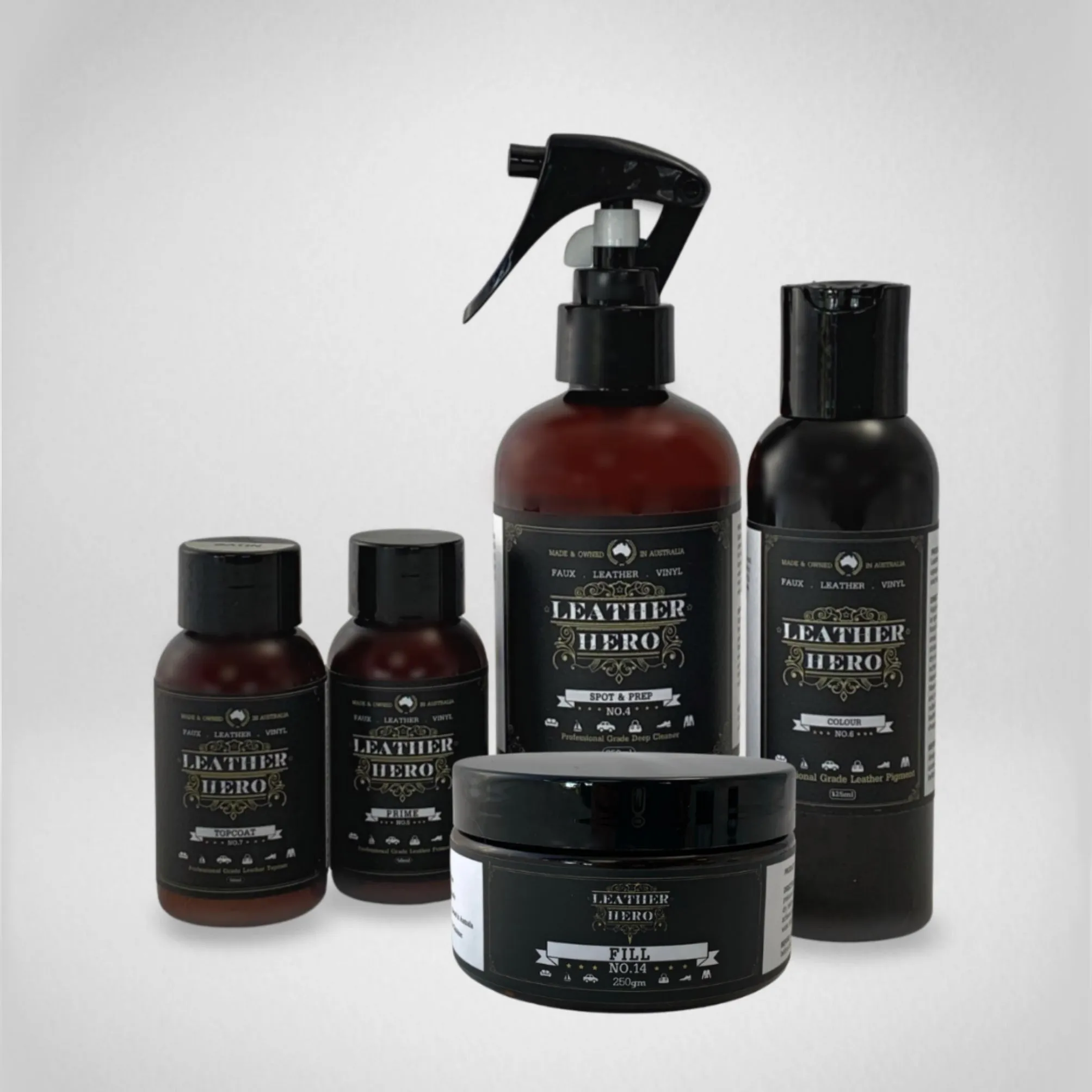 Leather Repair & Recolour Kit - Aniline Bark