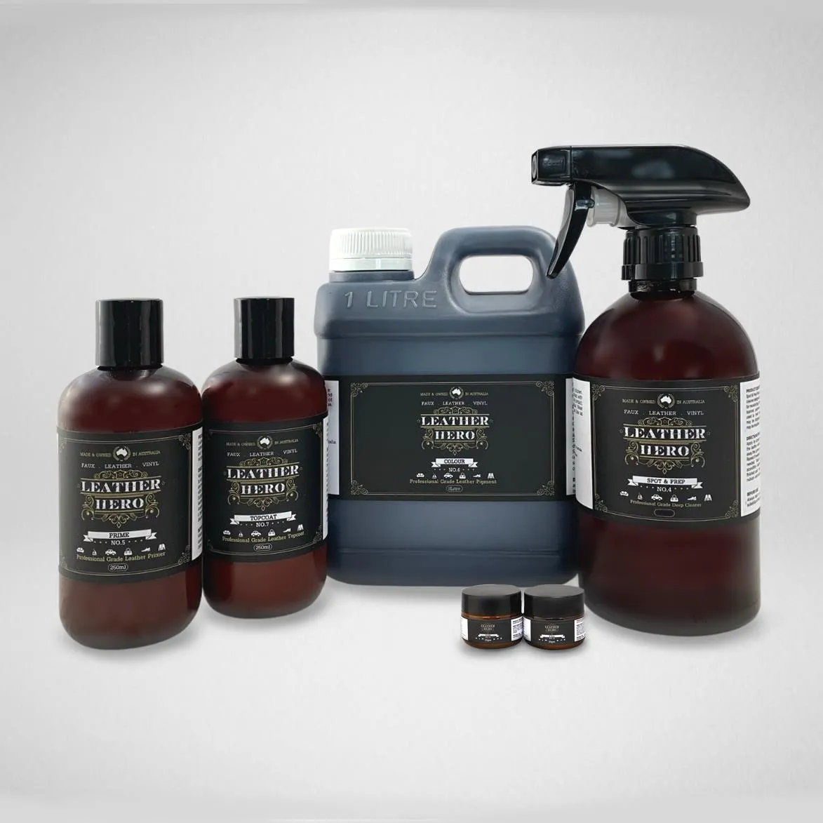 Leather Repair & Recolour Kit - Aniline Bark