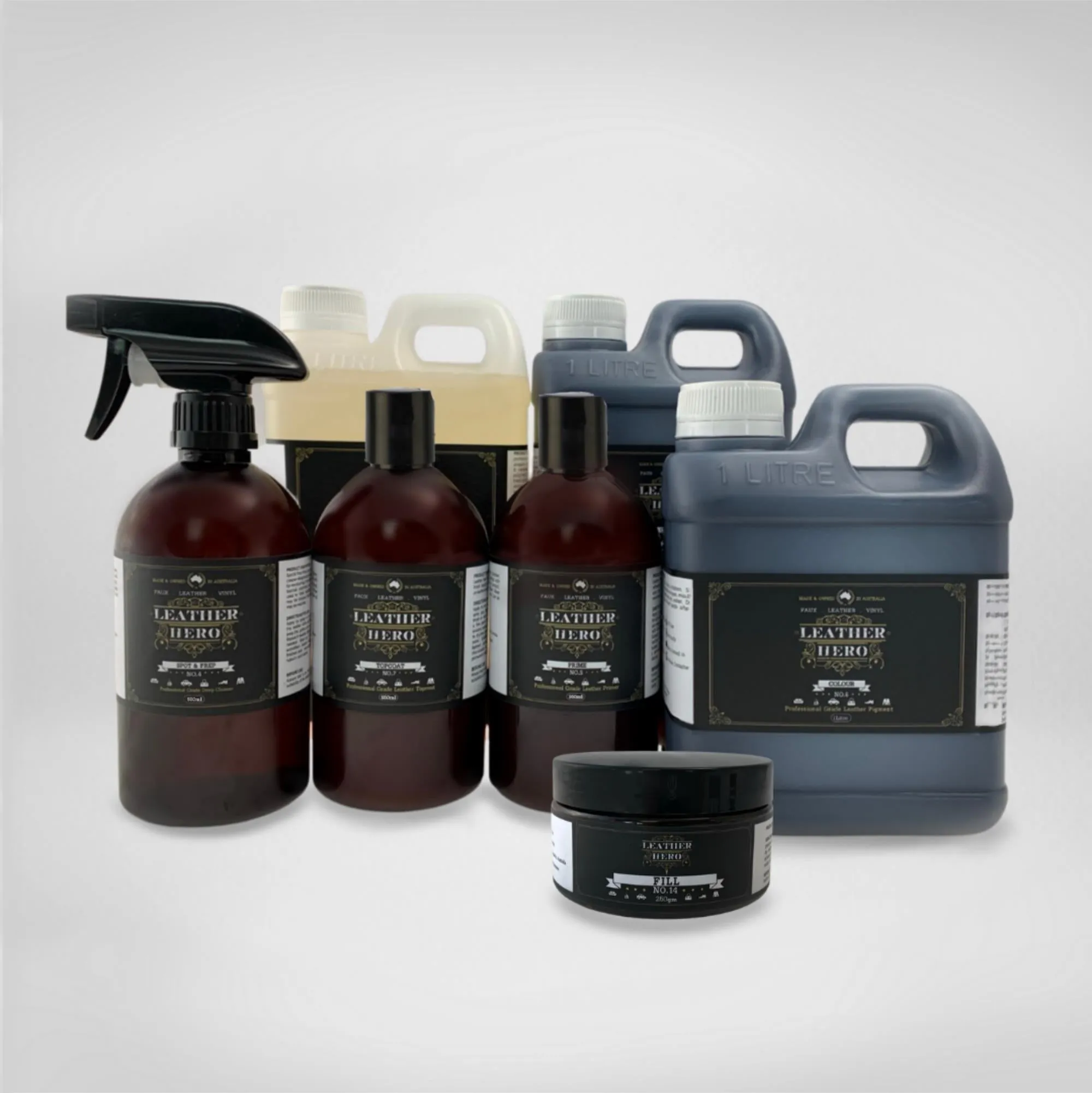 Leather Repair & Recolour Kit - Aniline Bark