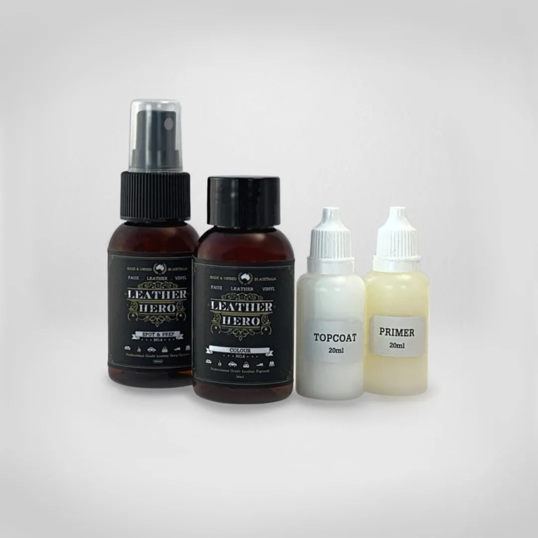 Leather Repair & Recolour Kit - Aniline Bark