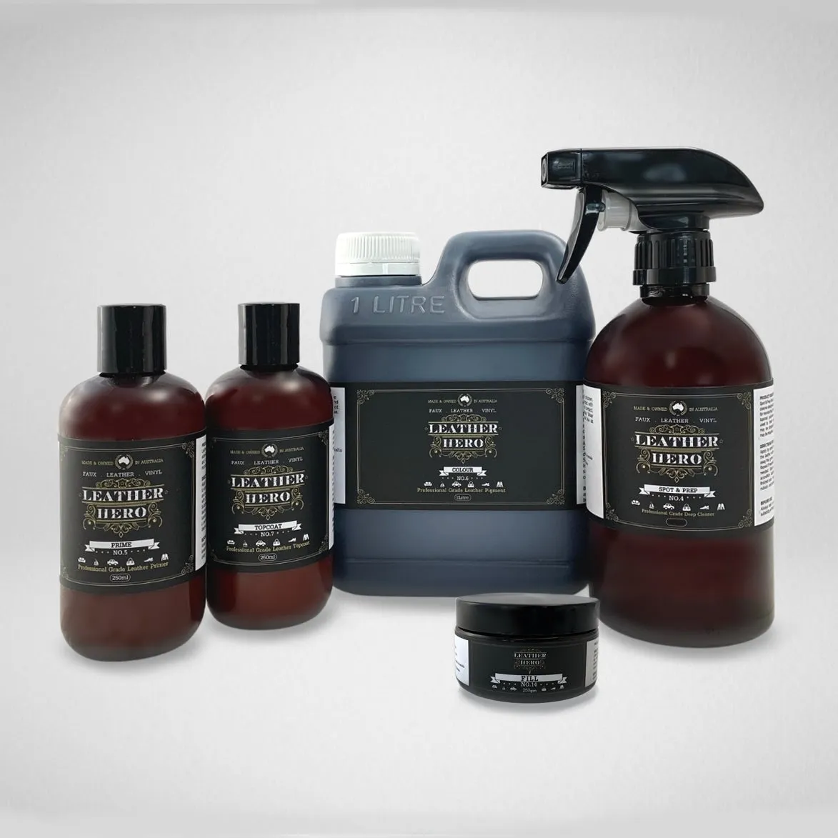 Leather Repair & Recolour Kit - Lavender Grey