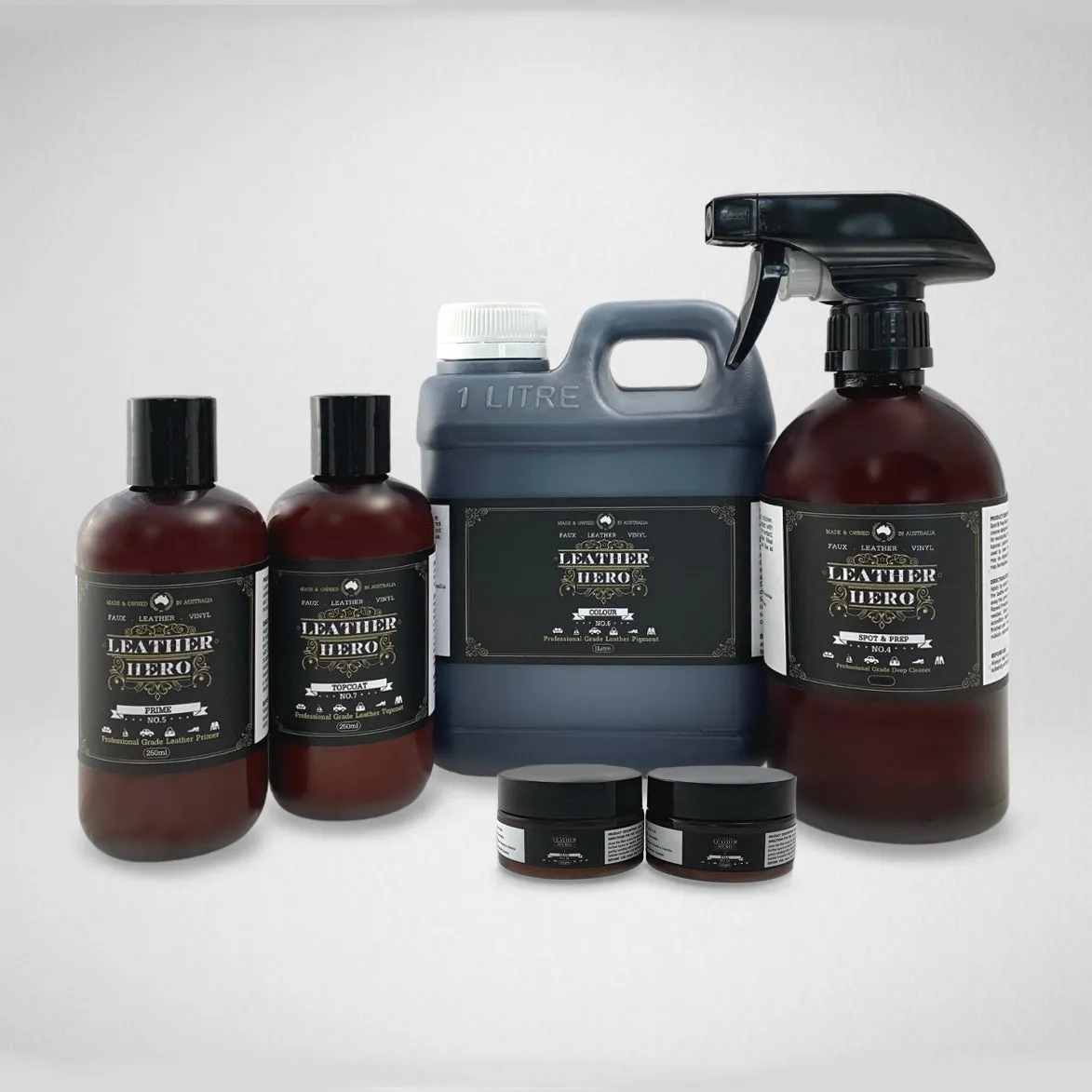 Leather Repair & Recolour Kit - Lavender Grey