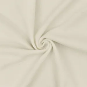 Milk Ivory Solid Stretch Momie Crepe Woven Fabric