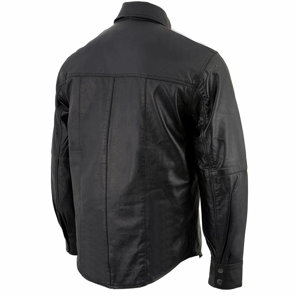 Milwaukee Leather LKM1600 Men's Black Lightweight Casual Biker Style