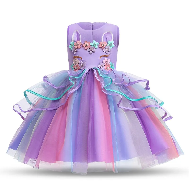 MOF Kids Unicorn Tutu Cake Dress A Magical Outfit for Girls