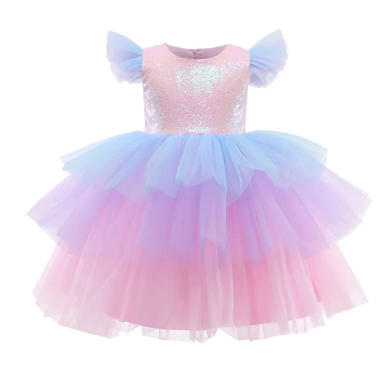 MOF Kids Unicorn Tutu Cake Dress A Magical Outfit for Girls