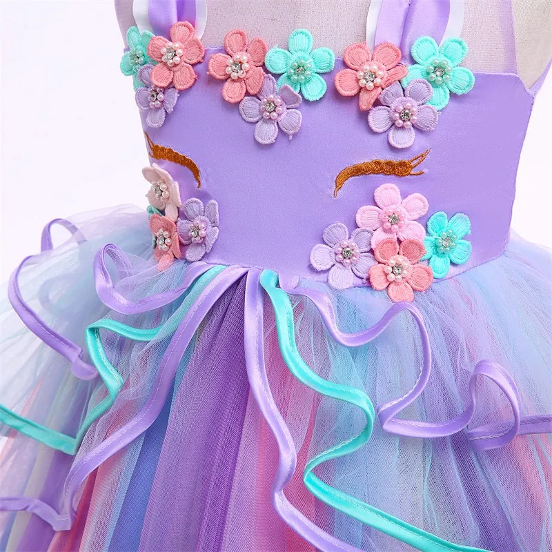 MOF Kids Unicorn Tutu Cake Dress A Magical Outfit for Girls