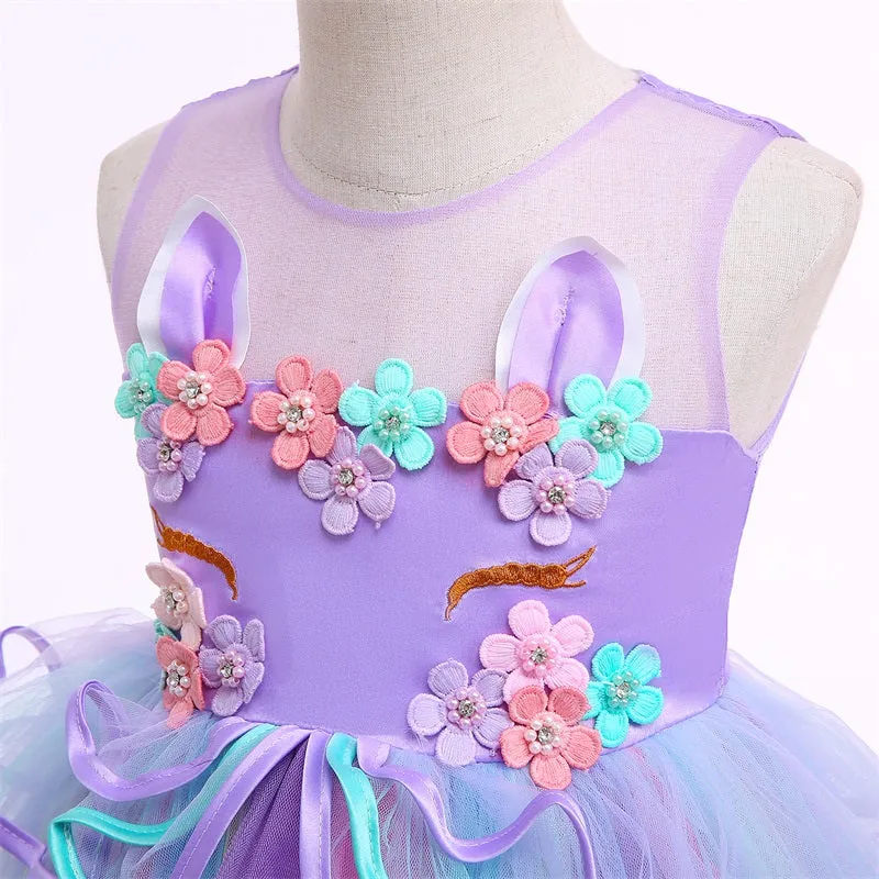 MOF Kids Unicorn Tutu Cake Dress A Magical Outfit for Girls