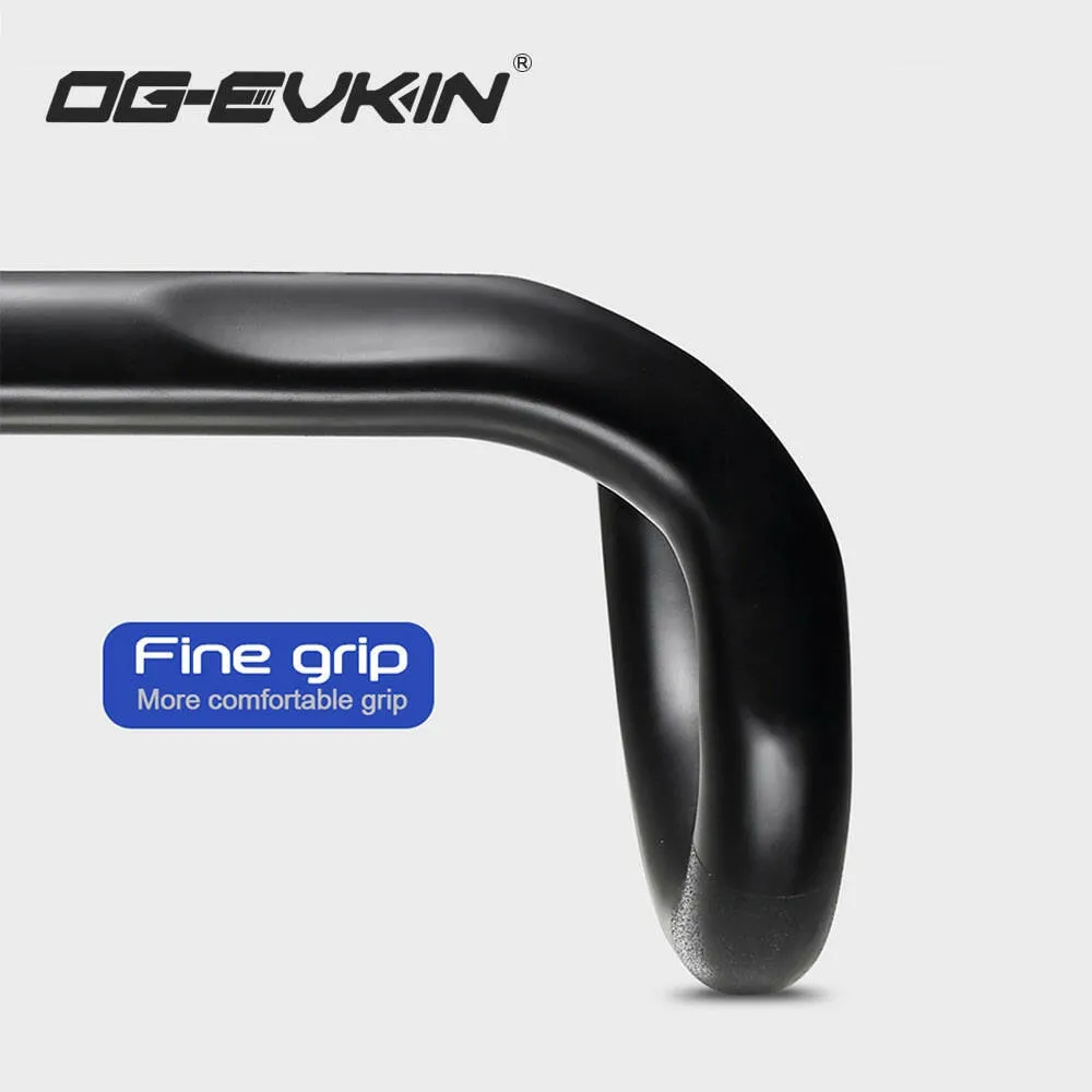 OG-EVKIN HB-010 Carbon Handlebar Road Bike Drop Bar Bicycle Handlebar Road Bike Handlebar 31.8MM 400/420/440/460 Bicycle Part