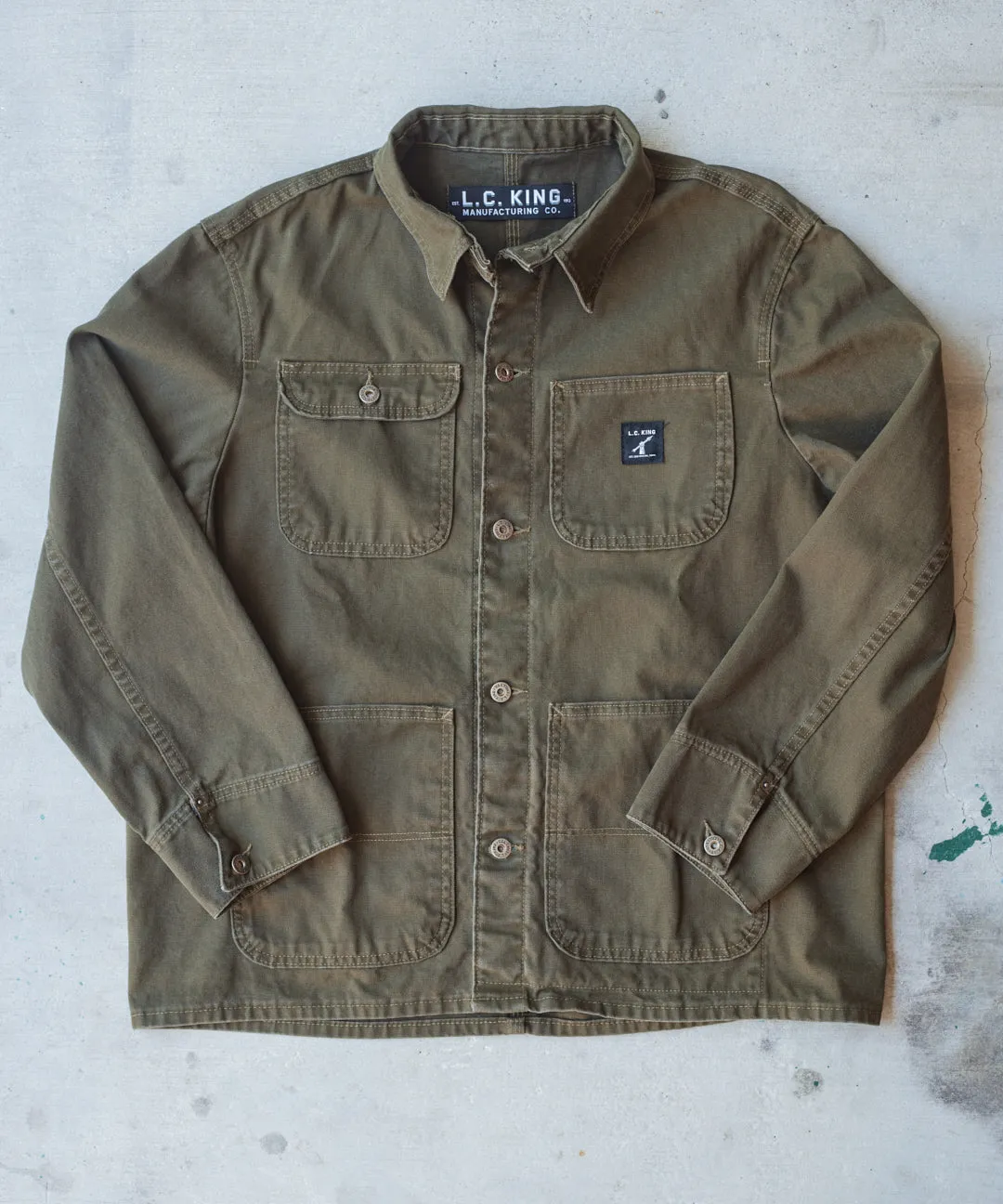 Olive Duck Chore Coat