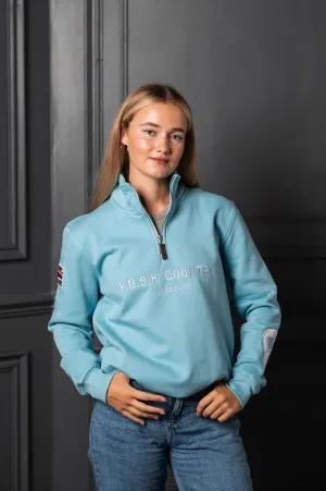 P.O.S.H. Country Unisex Tidal Quarter Zip Sweatshirt