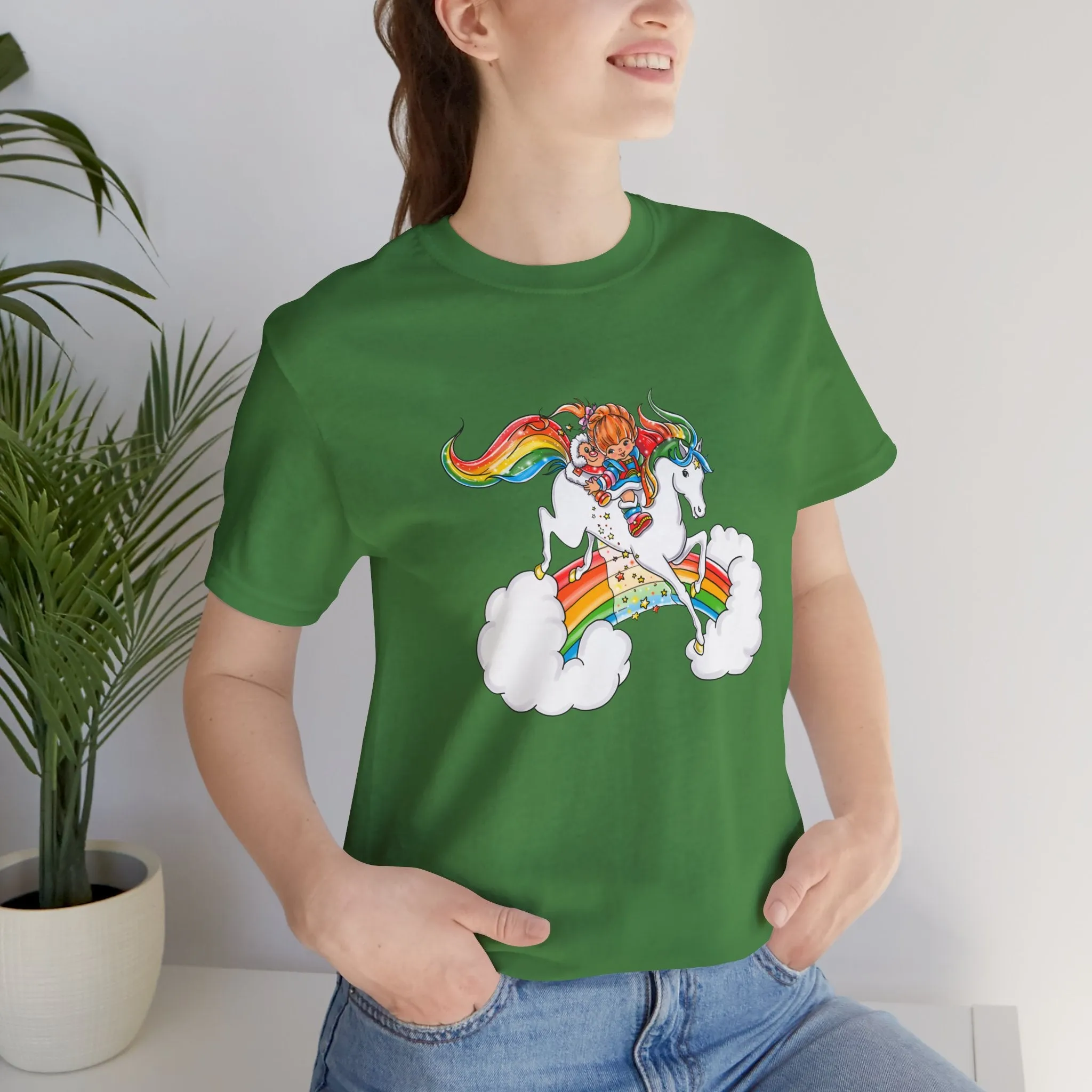 Rainbow Brite Starshine Girl Unisex Jersey Short Sleeve Tee Bella Canvas Shirt T-Shirt Retro Cartoon 80s