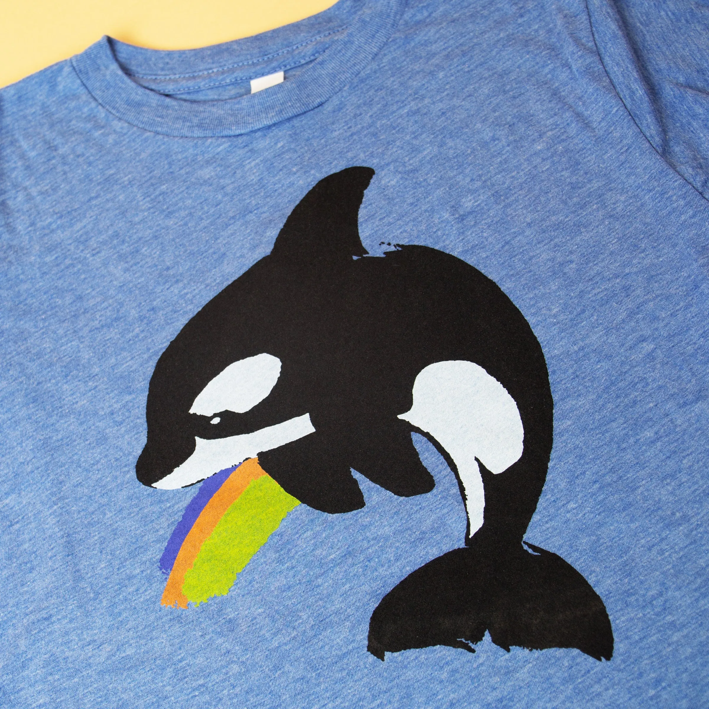 Rainbow Orca Kids Tee