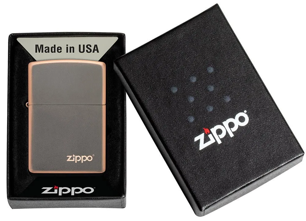 Rustic Bronze Zippo Logo