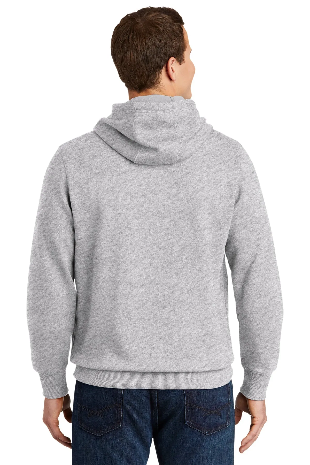 Sport-Tek Pullover Branded Hooded Sweatshirts, Athletic Heather