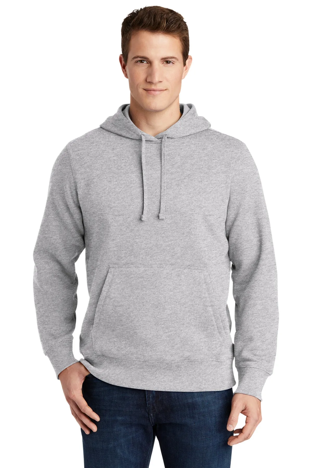 Sport-Tek Pullover Branded Hooded Sweatshirts, Athletic Heather