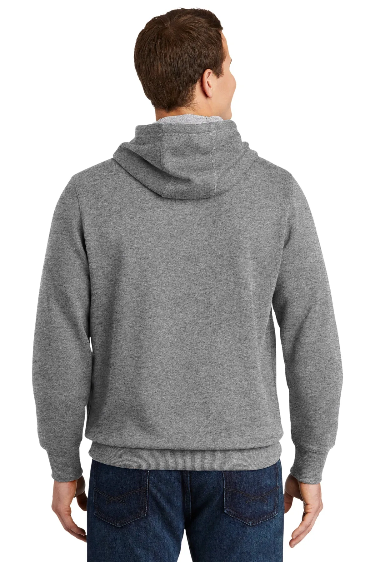 Sport-Tek Pullover Custom Hooded Sweatshirts, Vintage Heather