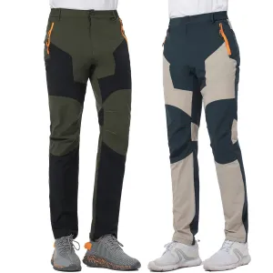 Spring And Summer New Outdoor Quick-dry Pants Stretch Cycling Pants Waterproof Tactical Pants Color Matching Men's Climbing Pants In Stock Cross-border