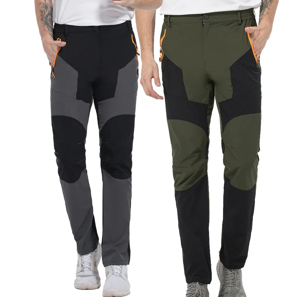 Spring And Summer New Outdoor Quick-dry Pants Stretch Cycling Pants Waterproof Tactical Pants Color Matching Men's Climbing Pants In Stock Cross-border