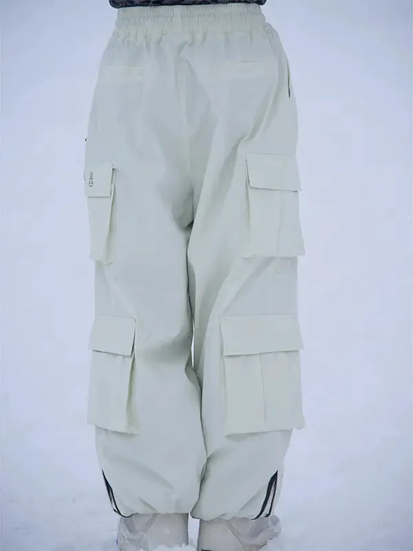 Stylish Cargo Baggy Snowboard Pants Couple Style