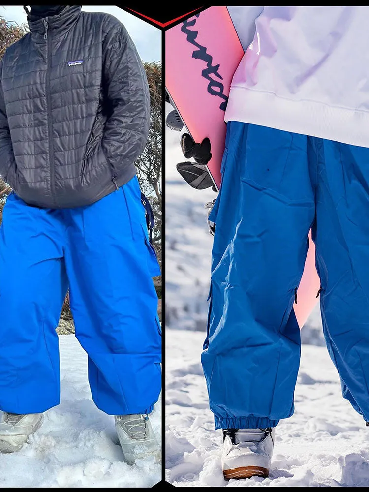 Stylish Cargo Baggy Snowboard Pants Couple Style