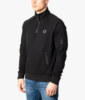 Tech Fleece Quarter Zip Through Sweatshirt