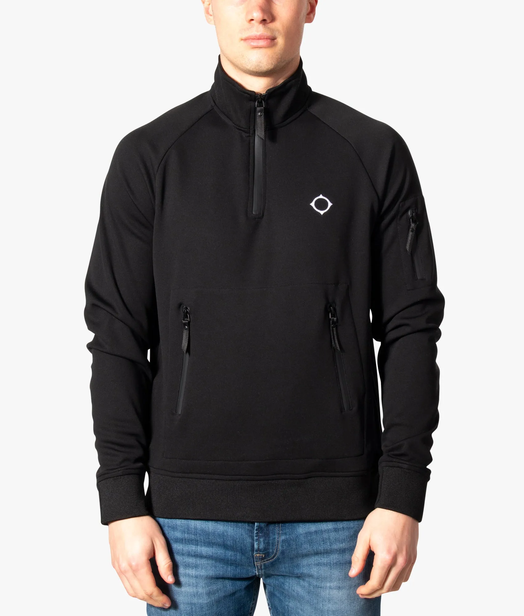 Tech Fleece Quarter Zip Through Sweatshirt