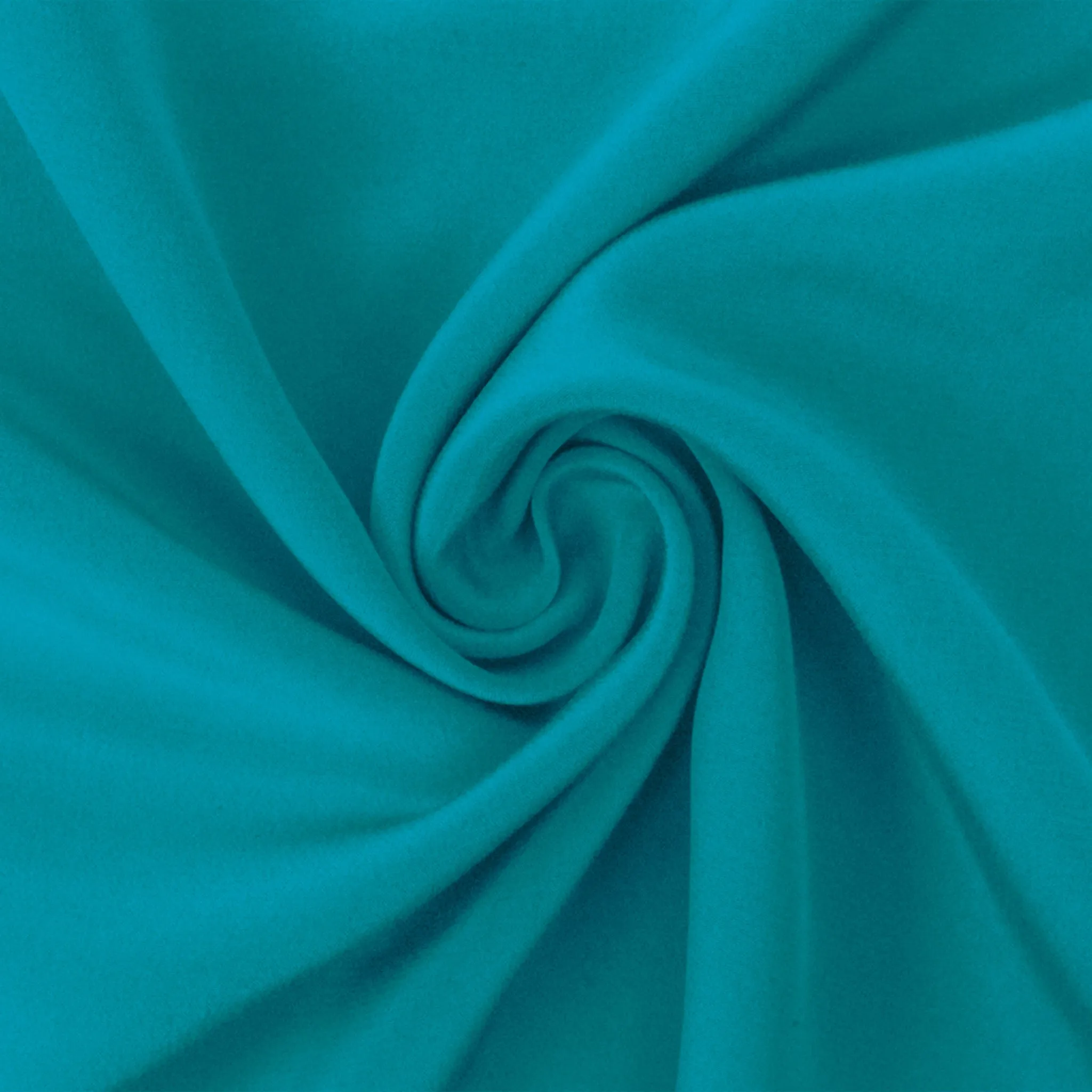 Turquoise Famous Designer Silk Crepe De Chine Woven Fabric