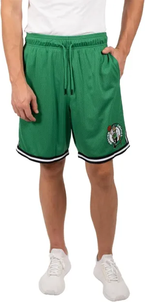 Ultra Game NBA Official Men’s Slam Active Basketball Training Shorts - Unisex, Boston Celtics, Team Color|Boston Celtics