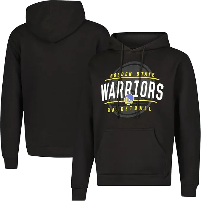 Ultra Game NBA Official Men's Super Soft Get Right Hoodie Sweatshirt, Golden State Warriors, Black|Golden State Warriors