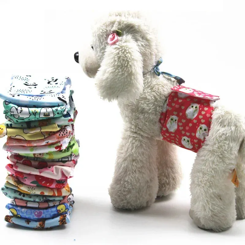 Washable and Reusable Dog Cotton Diapers