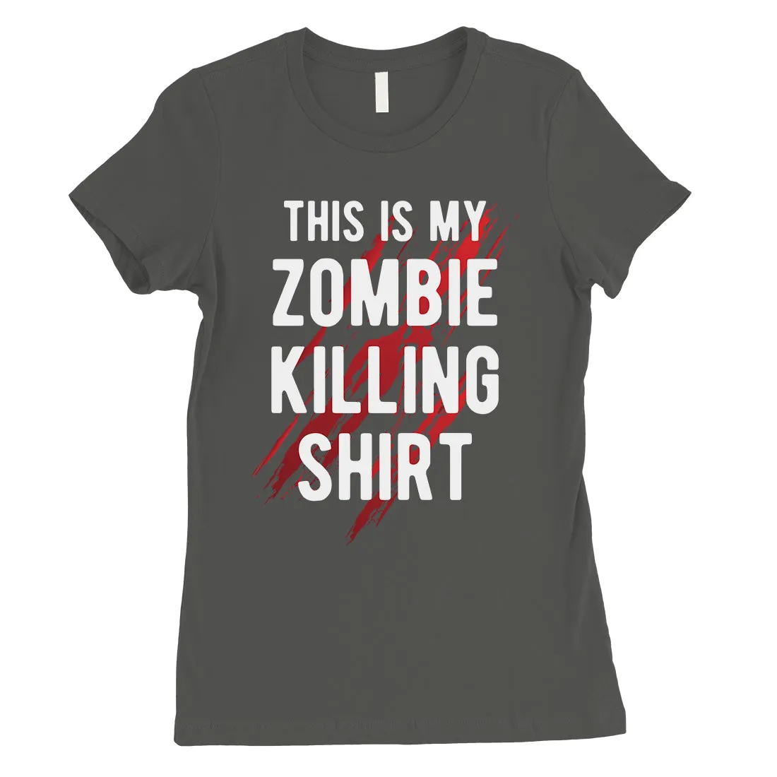 Zombie Killing Womens Amazing Badass Halloween Costume T-Shirt Gift